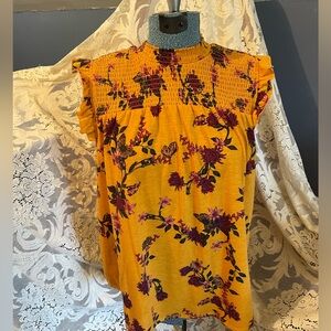 Plus Juniors• No Boundaries Ruffle & Smocked• Tank Top